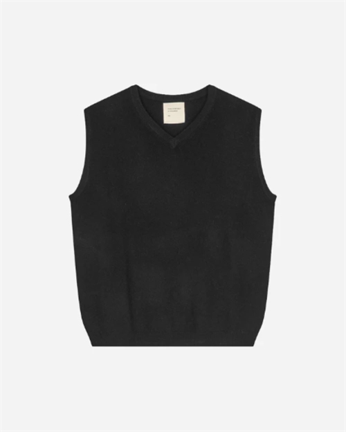 PEOPLES REPUBLIC OF CASHMERE VEST BLACK